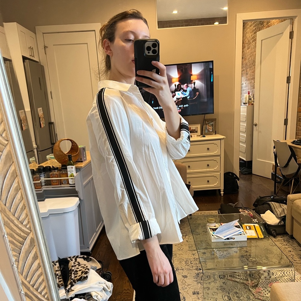 Zara Striped Button Down